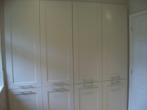 Bespoke wardrobes made and decorated
