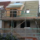 Roof dormer in new extension at rear of property