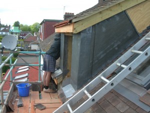 Lead finished dormer