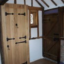 Internal bespoke solid oak doors